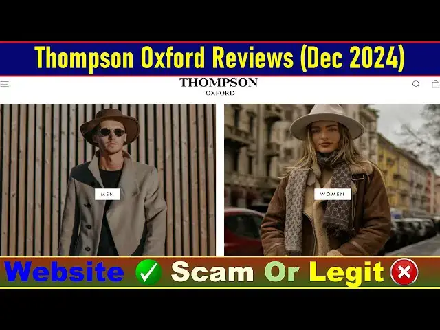 Video thumbnail for Thompson Oxford Com Reviews Consumer Reports: Before Buy Check Thompson Oxford Is Scam Or Legit? |