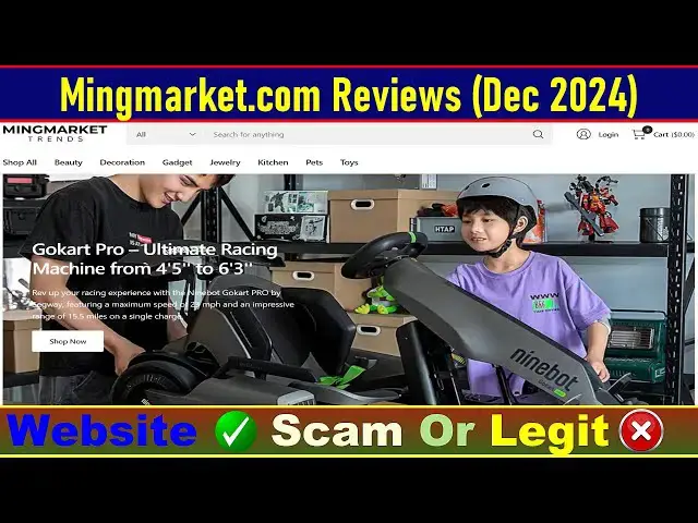 Video thumbnail for Mingmarket Reviews: Before Buy Check Mingmarket.Com Is Scam Or Legit? | Product Review