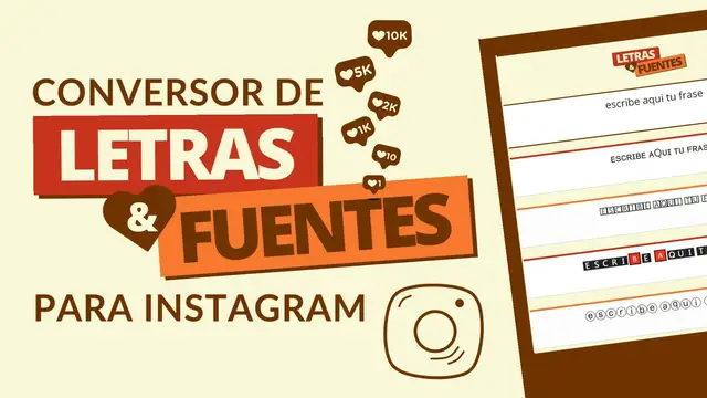 Video thumbnail for Conversor de letras para Instagram