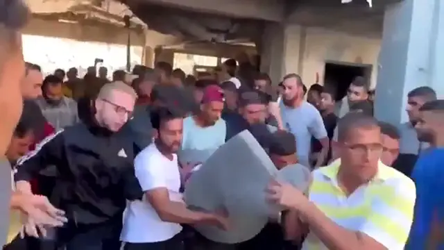 Video thumbnail for Israeli strikes on northern Gaza leave at least 87 dead or missing, Palestinian officials say