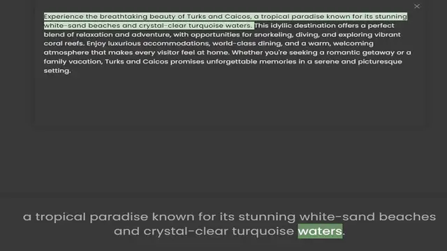 Video thumbnail for Experience the breathtaking beauty of Turks and Caicos, a tropical paradise known for its stunning white-sand beaches and crystal-clear turquoise waters. This idyllic destination offers a perfect blend of relaxation and adventure, with op