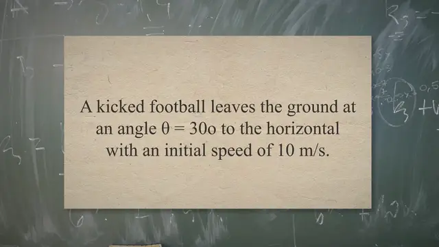 Video thumbnail for Determine time interval of projectile motion
