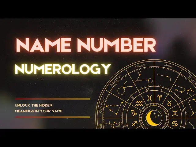 Video thumbnail for Name Number Numerology: Video blog