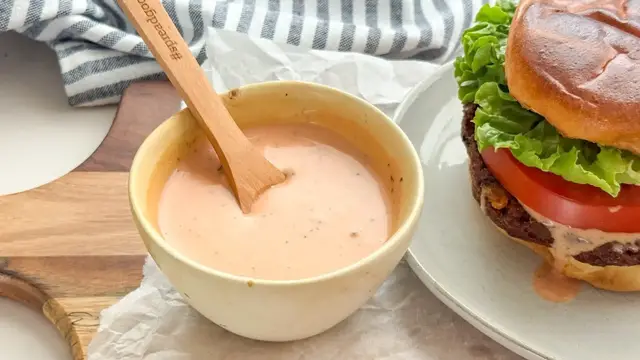 'Video thumbnail for Give Burgers A Zesty Upgrade With This Tangy Sauce Recipe'