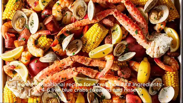 Video thumbnail for crab boil recipe