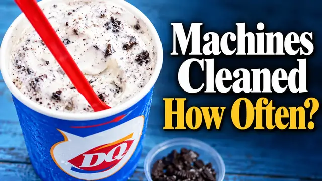 Video thumbnail for How Often Are Dairy Queen Blizzard Machines Actually Cleaned?