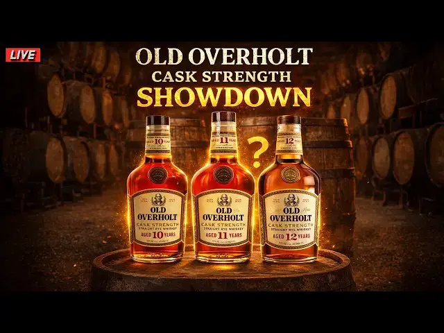 Video thumbnail for Old Overholt Cask Strength Showdown | 10 vs 11 vs 12 Year LIVE