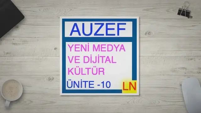 Video thumbnail for Yeni Medya ve Dijital Kültür Ünite -10 Blok Zincir (Blockchain), Kripto Para, Token ve NFT'ler