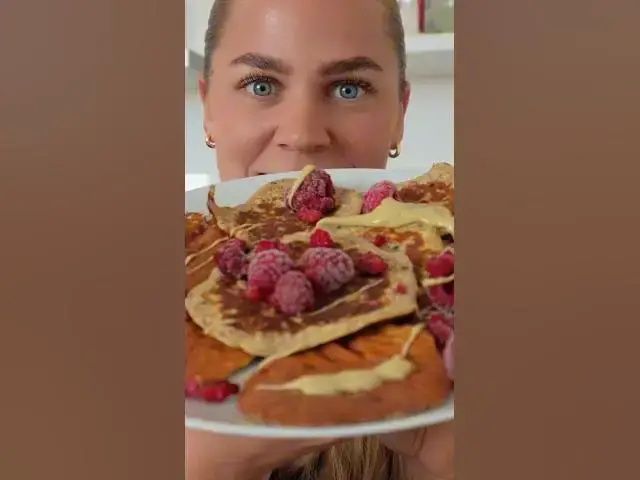 Video thumbnail for ABNEHMPANCAKES 🥞 #abnehmen #pancakes #abnehmenohnediät #whatieatinaday #rezept