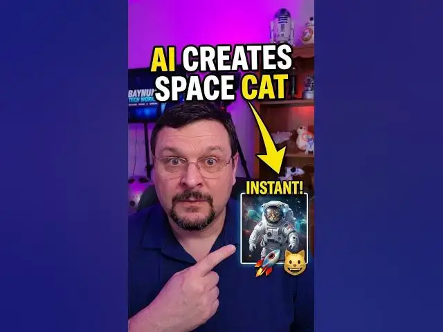 Video thumbnail for AI Creates Space Cat Image Instantly! 🚀🐱 #shorts
