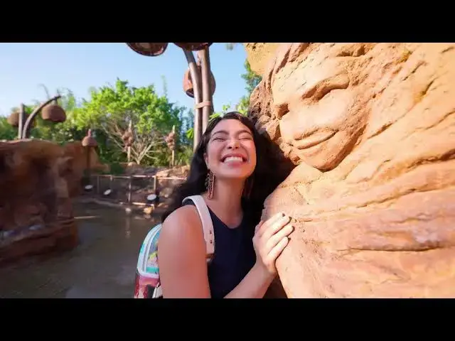 Video thumbnail for Voice of Moana Auli’i Cravalho experiences Journey of Water in EPCOT #disneyparks