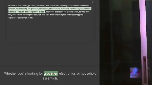 Video thumbnail for Walmart is open today, providing customers with convenient shopping hours to meet their needs. Whether you're looking for groceries, electronics, or household essentials, you can rely on Walmart's extensive selection and competitive price