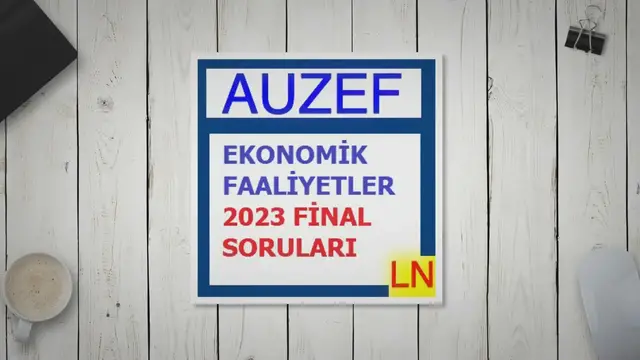 Video thumbnail for Ekonomik Faaliyetler 2023 Final Soruları çıkmış sorular