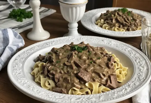 Video thumbnail for Beef Stroganoff