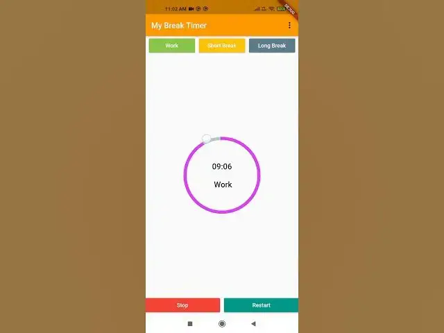 Video thumbnail for Flutter Project - Break Timer App