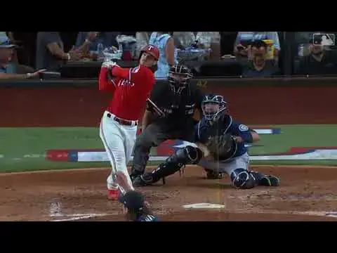 'Video thumbnail for Jonah Heim Smashes Home Run 7/30/21'