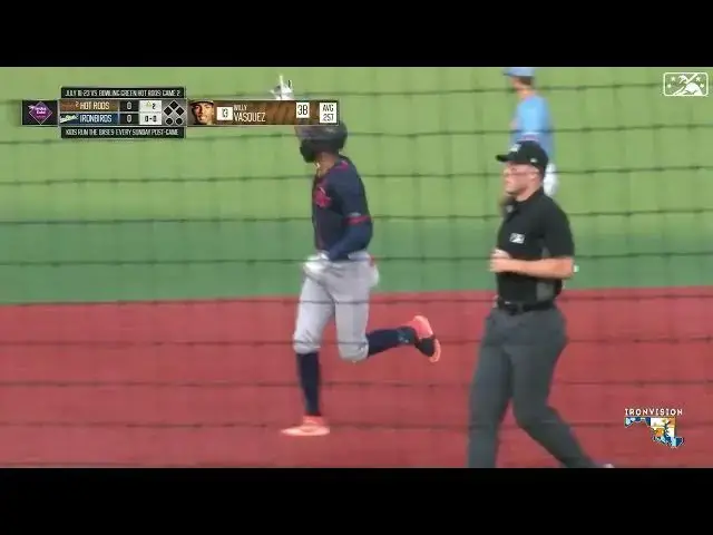 'Video thumbnail for Willy Vasquez DRILLS a Solo Home Run! | Tampa Bay Rays Prospect | 7/19/2023'