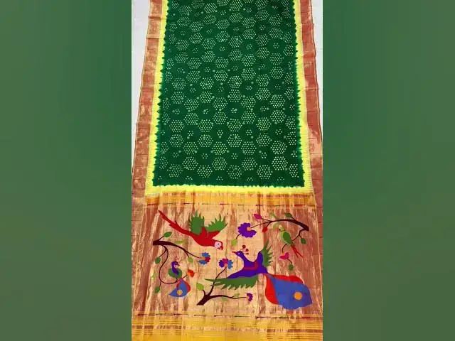 Video thumbnail for परंपरा और फैशन का मिलन – बांधनी पैठणी ✨Traditional Yet Trendy – Bandhani Paithani ❤️#paithani