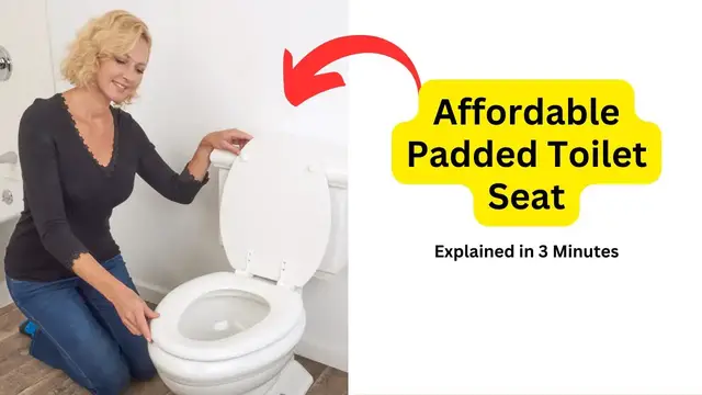Video thumbnail for Affordable Padded Toilet Seat - Enhance Comfort on a Budget