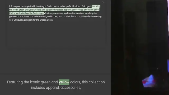 Video thumbnail for 1. Show your team spirit with the Oregon Ducks merchandise, perfect for fans of all ages! Featuring the iconic green and yellow colors, this collection includes apparel, accessories, and home decor that proudly displays the Ducks logo. Wh