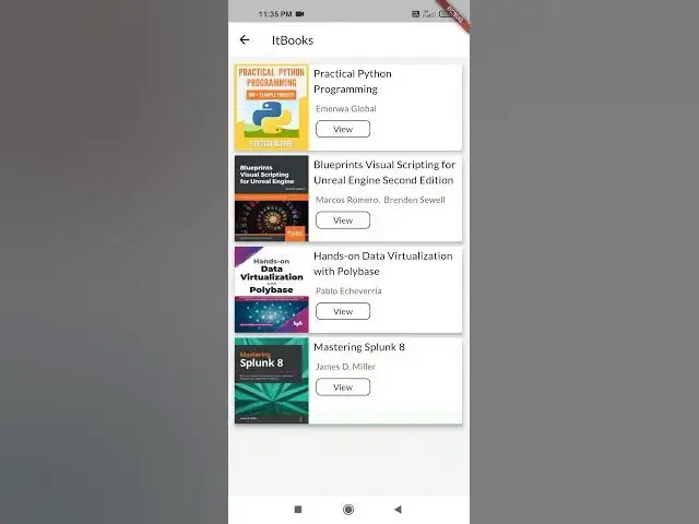 Video thumbnail for Flutter Ebook Application