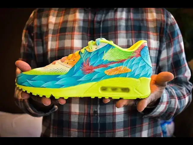 'Video thumbnail for Introducing Cassykustoms’ Exotic Nike Air Max 90 Hyperfuse + Buy It Now'
