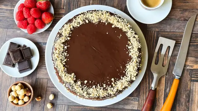 'Video thumbnail for Flourless Chocolate Cake Lovers Will Love This Decadent Italian Dessert Recipe'