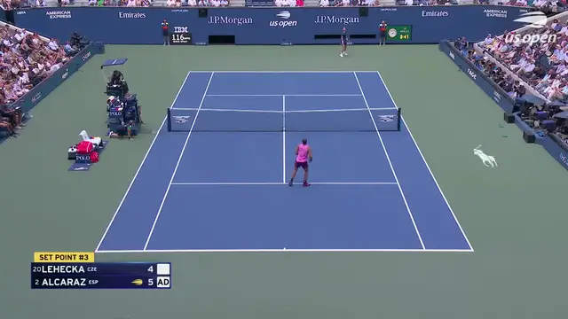 'Video thumbnail for Jiri Lehecka vs. Carlos Alcaraz Highlights | 2025 US Open Quarterfinal'