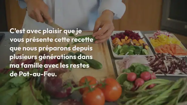 Video thumbnail for Pâté chaud de viande de pot-au-feu en terrine