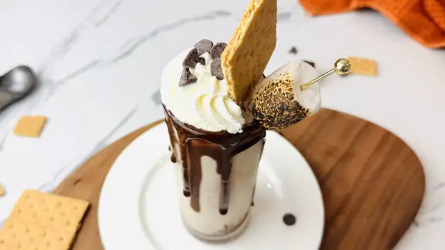 Video thumbnail for Decadent S'mores Milkshake Recipe