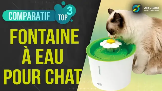 Video thumbnail for ⭐️ MEILLEURE FONTAINE À EAU POUR CHAT (2022) - Comparatif & Guide d'achat