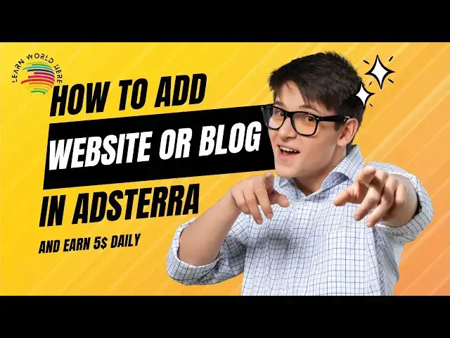 'Video thumbnail for How to Get Adsterra Approval on blog || How to Monetize blogger website @LearnWorldHere'