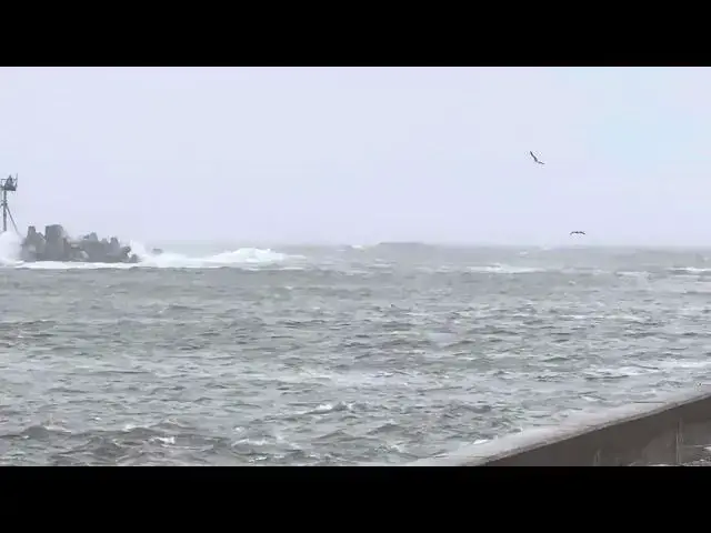 Video thumbnail for Tropical Storm Ophelia - Manasquan Inlet