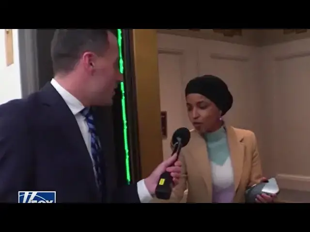 Video thumbnail for Omar Assaults Fox News Reporter On Video - Send Her To Jail