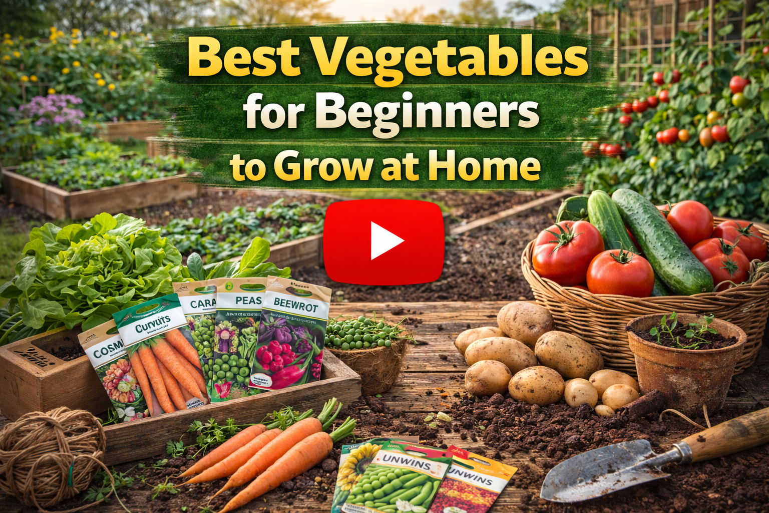 Video thumbnail for Best Vegetables for Beginners to Grow at Home