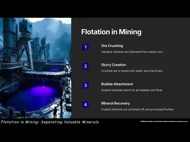 Video thumbnail for Flotation in Mining - GL Explains