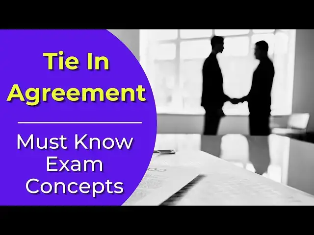 'Video thumbnail for Tie in Agreement: What is it? Real estate license exam questions.'