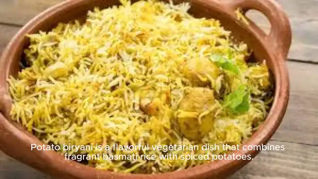 Video thumbnail for Potato Biryani Recipe