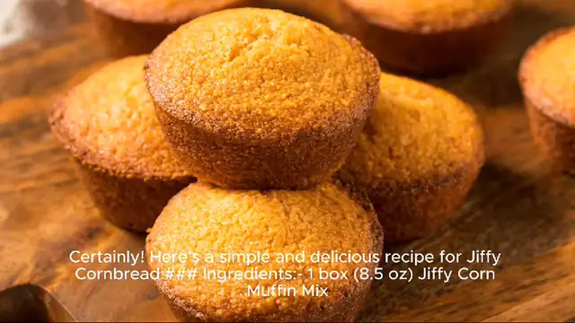 Video thumbnail for jiffy cornbread recipe