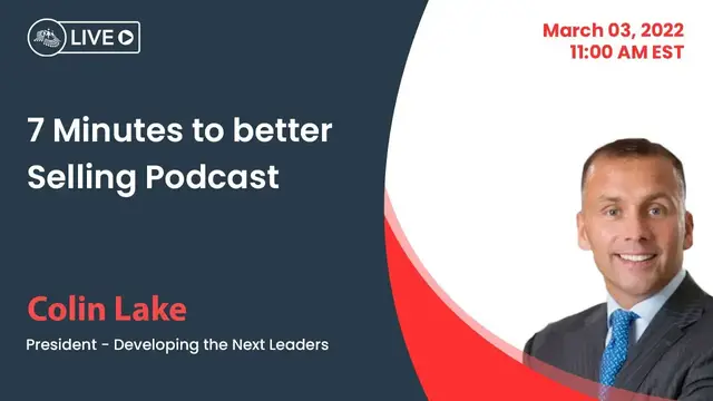 'Video thumbnail for 7 Minutes to better Selling Podcast Ep. 17'