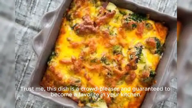 Video thumbnail for Broccoli Cheese Casserole