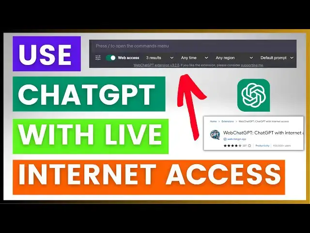 Video thumbnail for How To Use ChatGPT With Live Internet Access Without ChatGPT Plugins?