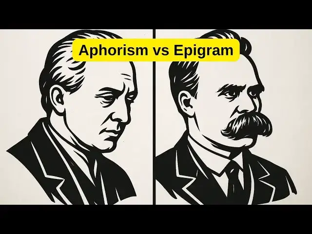 Video thumbnail for Aphorism vs Epigram: What’s the Difference?
