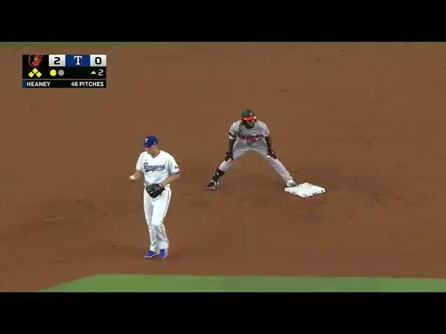 'Video thumbnail for Cedric Mullins SMACKS a RBI Double, Scoring Jorge Mateo! | Baltimore Orioles | 4/4/2023'