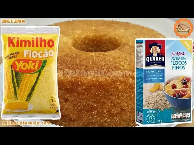 Video thumbnail for Bolo Fofinho de Flocão de Milho e Aveia, Úmido e Macio Para o Lanche e Café da Manhã.