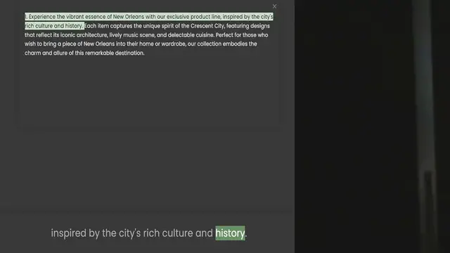 Video thumbnail for rich culture and history. Each item captures the unique spirit of the Crescent City, featuring designs that reflect its iconic architecture, lively music scene, and delectable cuisine. Perfect for those who wish to bring a piece of New Or