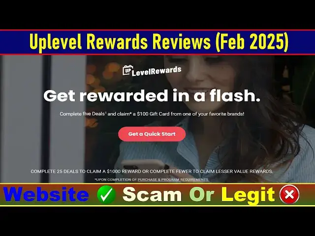 Video thumbnail for Uplevel Rewards Reviews Consumer Reports: Check Uplevelrewards Is Scam Or Legit? | Product Review