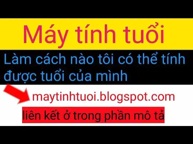 Video thumbnail for máy tính tuổi | Làm cách nào tôi có thể tính được tuổi của mìnhôm nay tôi bao nhiêu tuổi? #trending