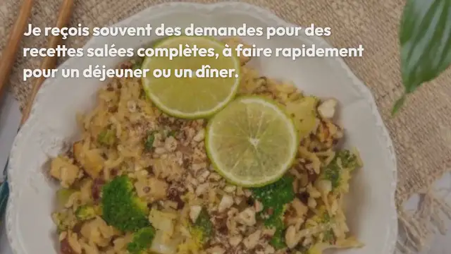 Video thumbnail for Riz sauté au brocoli et noisettes