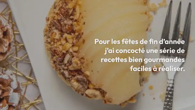 Video thumbnail for Tartelettes à la poire et au praliné maison